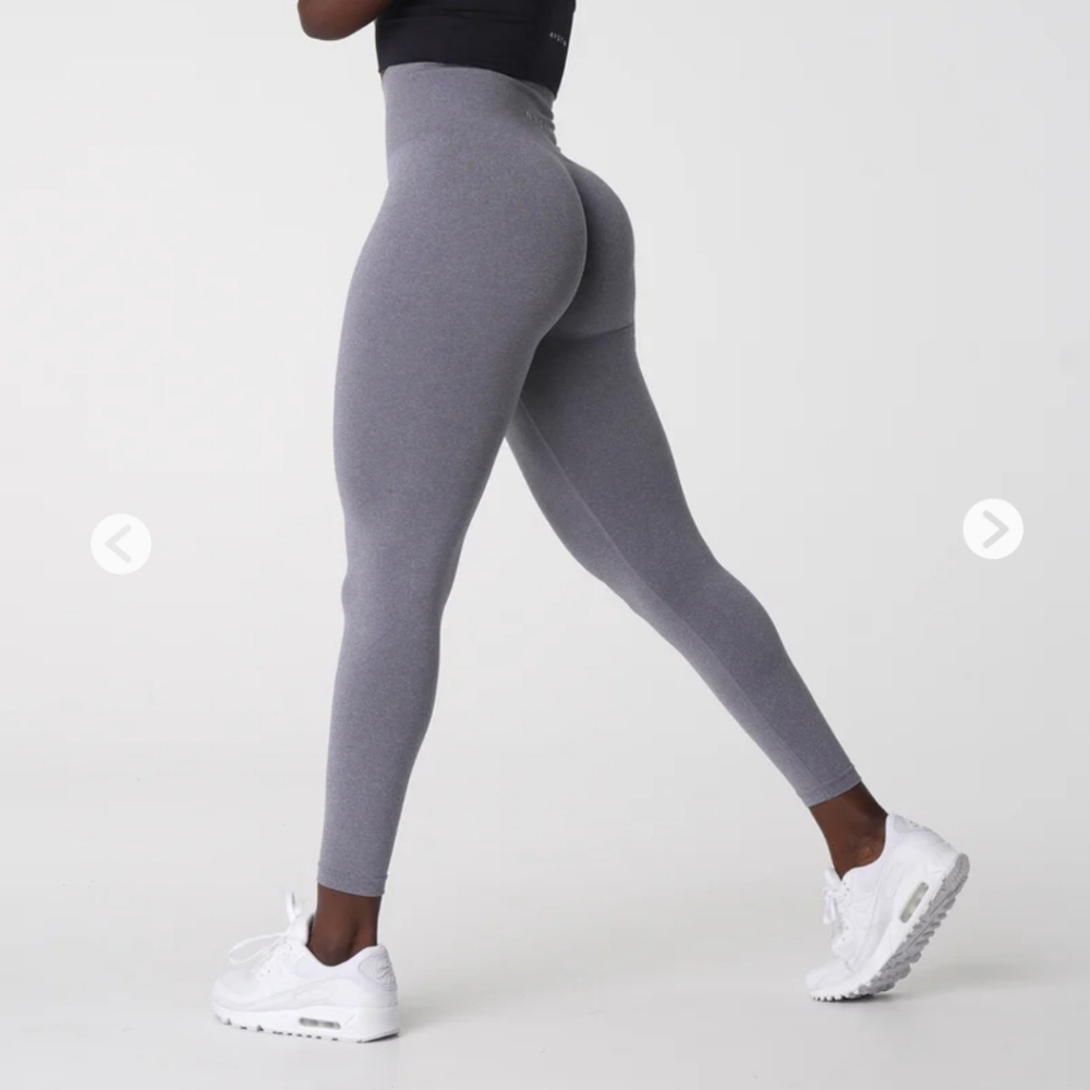 NVGTN Grey Seamless Leggings, Small
